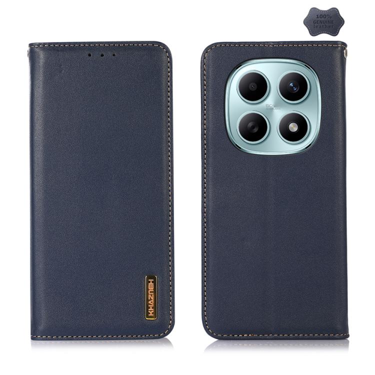 KHAZNEH Nappa Top Layer Cowhide Leather Phone Case, For Redmi Note 15 5G Global 164mm, For Redmi K90 Pro Max/Poco F8 Ultra, For Redmi Note 15 Pro 4G Global 163.2mm, For Redmi K90/Poco F8 Pro, For Redmi Note 15 Pro 5G Global 163.6mm, For Redmi 13X