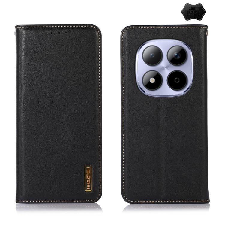 KHAZNEH Nappa Top Layer Cowhide Leather Phone Case, For Redmi Note 15 5G Global 164mm, For Redmi K90 Pro Max/Poco F8 Ultra, For Redmi Note 15 Pro 4G Global 163.2mm, For Redmi K90/Poco F8 Pro, For Redmi Note 15 Pro 5G Global 163.6mm, For Redmi 13X