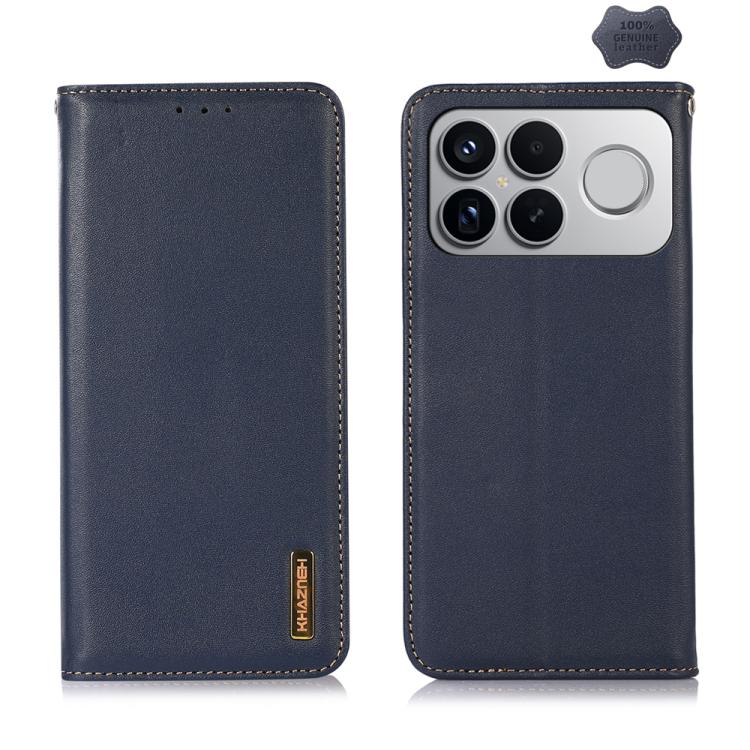 KHAZNEH Nappa Top Layer Cowhide Leather Phone Case, For Redmi Note 15 5G Global 164mm, For Redmi K90 Pro Max/Poco F8 Ultra, For Redmi Note 15 Pro 4G Global 163.2mm, For Redmi K90/Poco F8 Pro, For Redmi Note 15 Pro 5G Global 163.6mm, For Redmi 13X