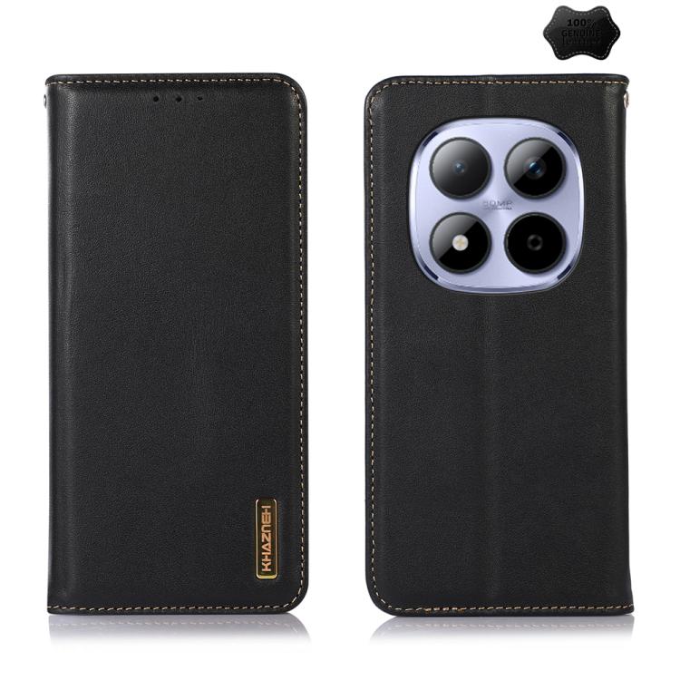 KHAZNEH Nappa Top Layer Cowhide Leather Phone Case, For Redmi Note 15 5G Global 164mm, For Redmi K90 Pro Max/Poco F8 Ultra, For Redmi Note 15 Pro 4G Global 163.2mm, For Redmi K90/Poco F8 Pro, For Redmi Note 15 Pro 5G Global 163.6mm, For Redmi 13X
