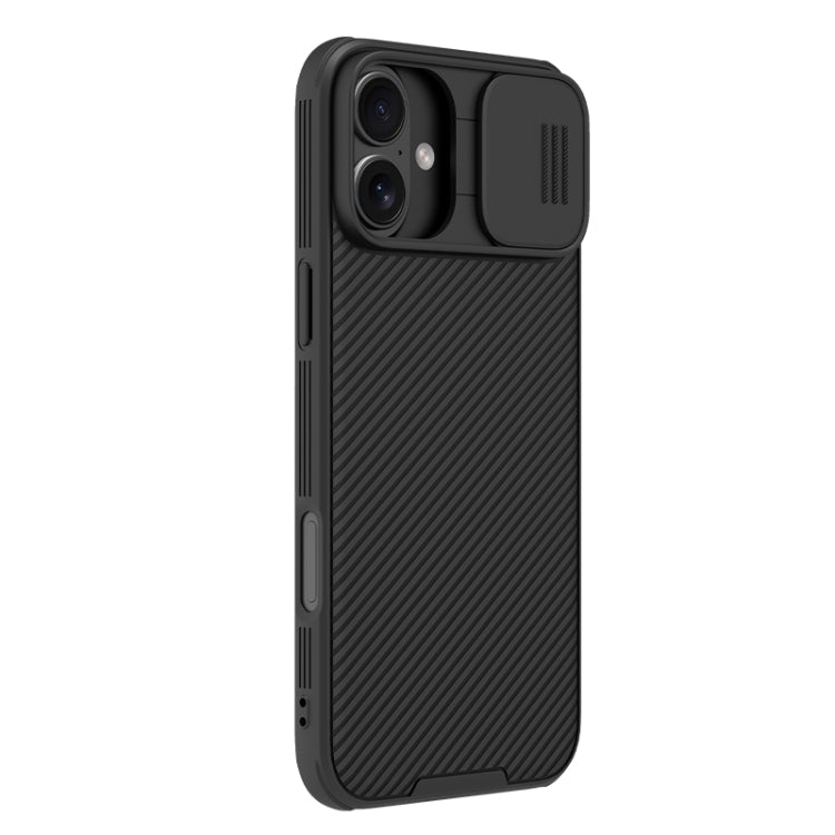 For iPhone 16 Plus NILLKIN CamShield Pro Magnetic PC Phone Case(Black)