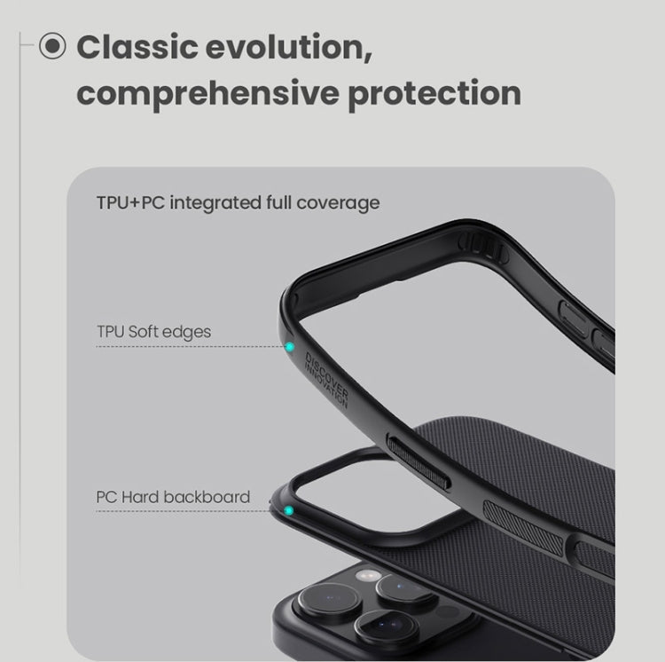 For iPhone 16 Pro Max NILLKIN Frosted Shield Pro PC + TPU Phone Case(Green)