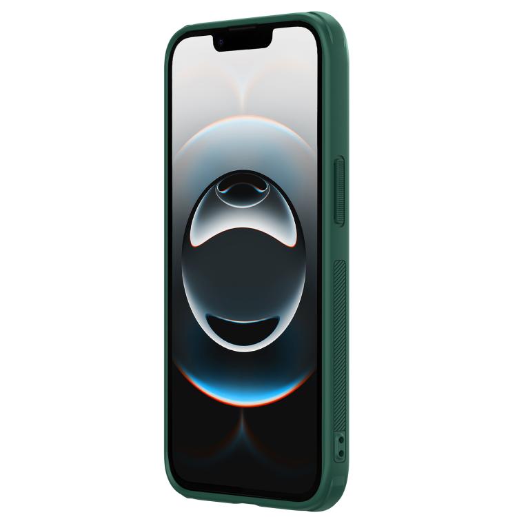 For iPhone 16e NILLKIN Frosted Shield Pro PC + TPU Phone Case(Green)