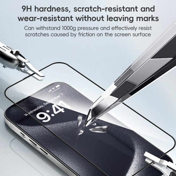 For iPhone 16 Pro ZGA 0.33mm 2.5D Anti-static HD Tempered Glass Film