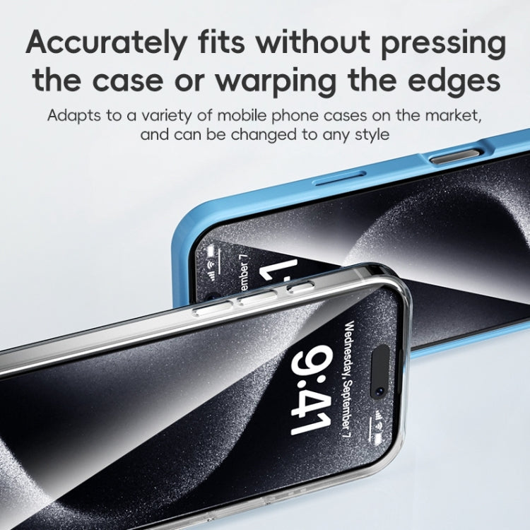 For iPhone 16 ZGA 0.33mm 2.5D Anti-static HD Tempered Glass Film