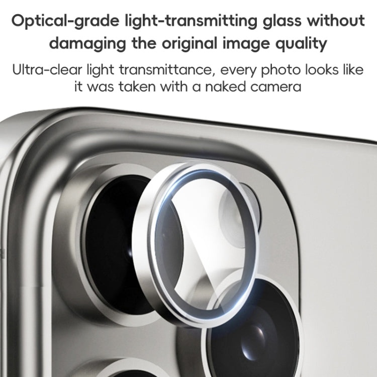 For iPhone 16 Pro / 16 Pro Max ZGA AR Eagle Eye Phone Lens Film(Silver)