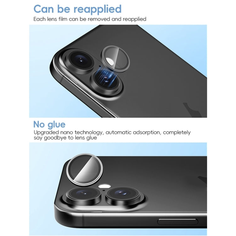 For iPhone 16 Pro / 16 Pro Max ZGA AR Eagle Eye Phone Lens Film(Silver)