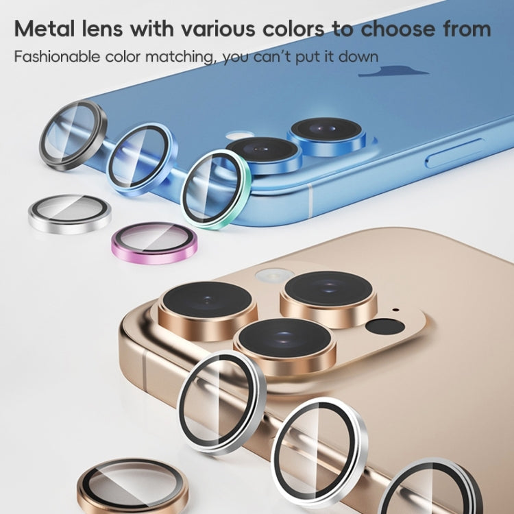 For iPhone 16 / 16 Plus ZGA AR Eagle Eye Phone Lens Film(Silver)