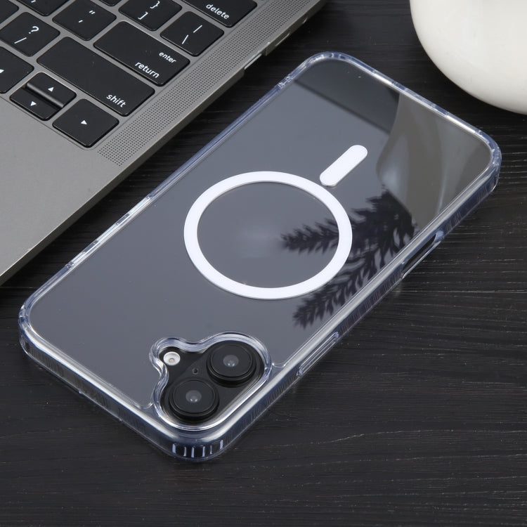 For iPhone 16 Plus GEBEI MagSafe Magnetic Transparent Phone Case(Transparent)