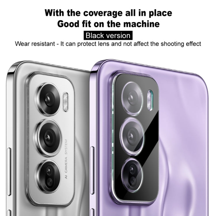 For OPPO A3 Pro 5G India imak High Definition Integrated Glass Lens Film Black Version