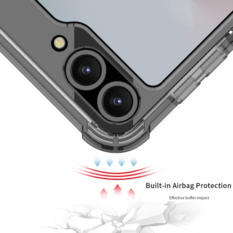 For Samsung Galaxy Z Flip6 / Flip7 FE GKK Airbag Protective Phone Case with Ring & Pen(Black)