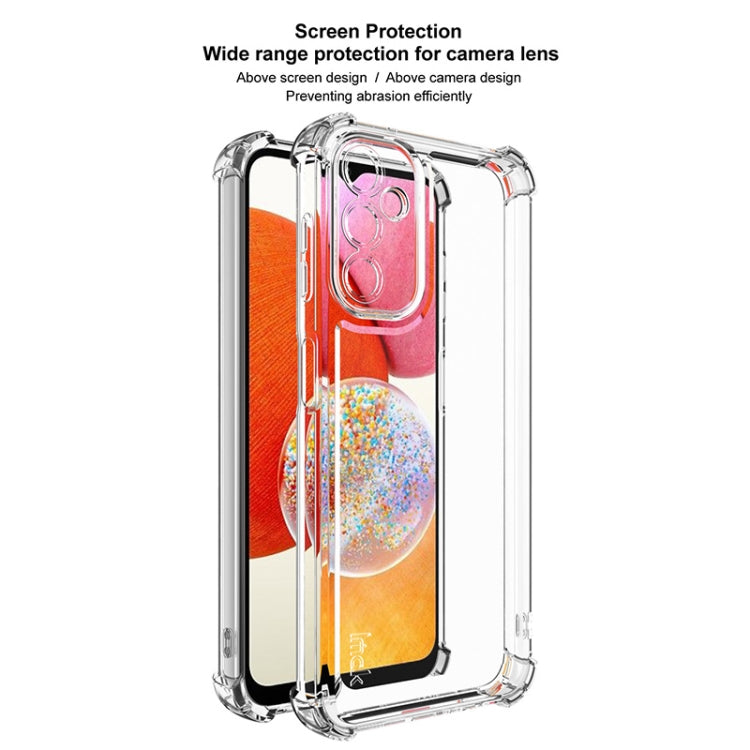 For Samsung Galaxy A14 4G / A14 5G IMAK UX-4 Series Four-corner Shockproof Phone Case(Transparent)