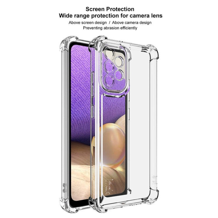 For Samsung Galaxy A32 4G IMAK UX-4 Series Four-corner Shockproof Phone Case(Transparent)