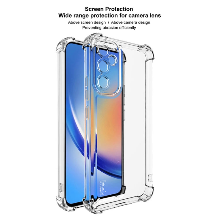 For Samsung Galaxy A34 5G IMAK UX-4 Series Four-corner Shockproof Phone Case(Transparent)