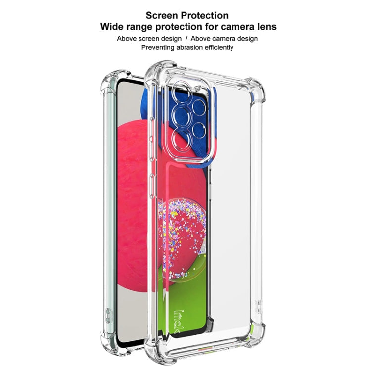 For Samsung Galaxy A52 5G / A52 4G IMAK UX-4 Series Four-corner Shockproof Phone Case(Transparent)