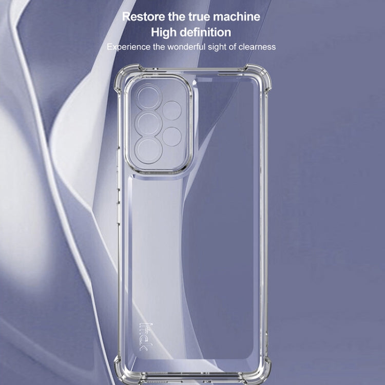 For Samsung Galaxy A53 5G IMAK UX-4 Series Four-corner Shockproof Phone Case(Transparent)
