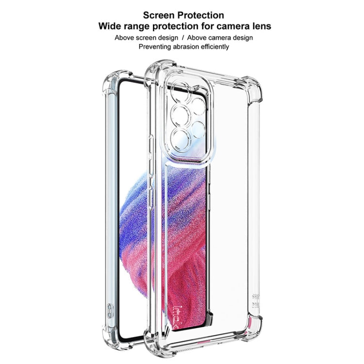 For Samsung Galaxy A53 5G IMAK UX-4 Series Four-corner Shockproof Phone Case(Transparent)
