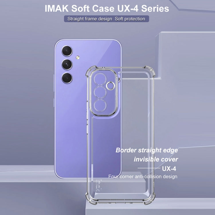 For Samsung Galaxy A54 5G IMAK UX-4 Series Four-corner Shockproof Phone Case(Transparent)
