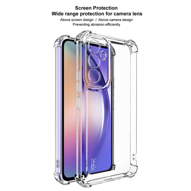 For Samsung Galaxy A54 5G IMAK UX-4 Series Four-corner Shockproof Phone Case(Transparent)