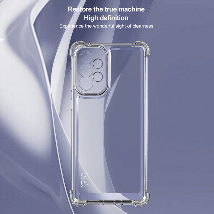For Samsung Galaxy A73 5G IMAK UX-4 Series Four-corner Shockproof Phone Case(Transparent)