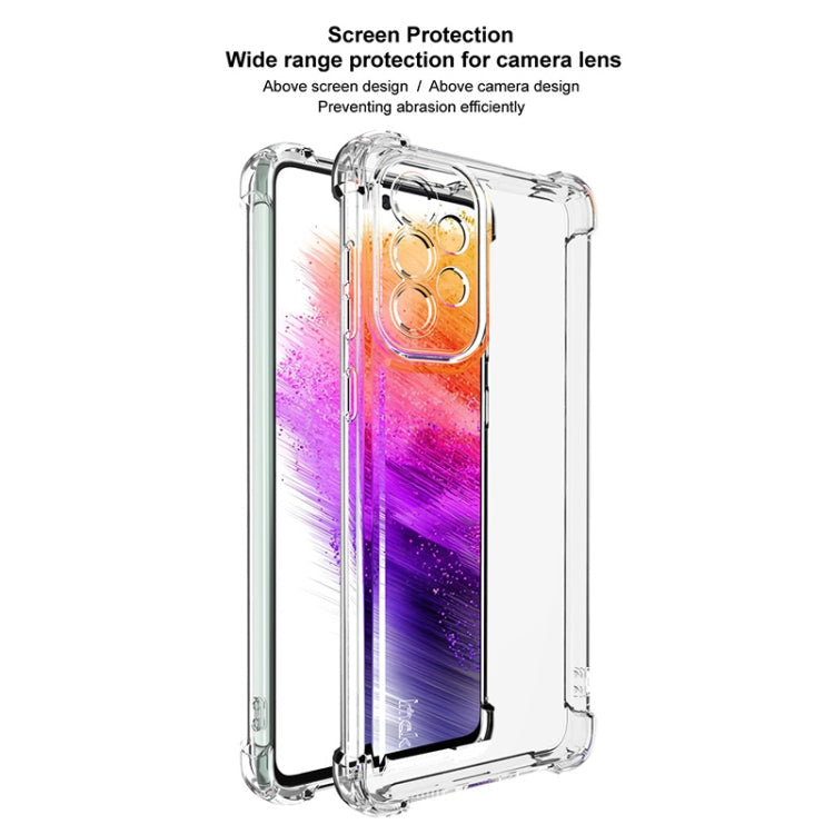 For Samsung Galaxy A73 5G IMAK UX-4 Series Four-corner Shockproof Phone Case(Transparent)