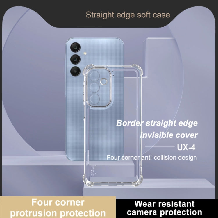 For Samsung Galaxy A16 4G /  5G IMAK UX-4 Series Four-corner Shockproof Phone Case(Transparent)