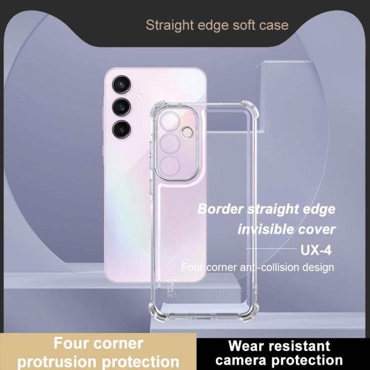 For Samsung Galaxy A55 5G IMAK UX-4 Series Four-corner Shockproof Phone Case(Transparent)