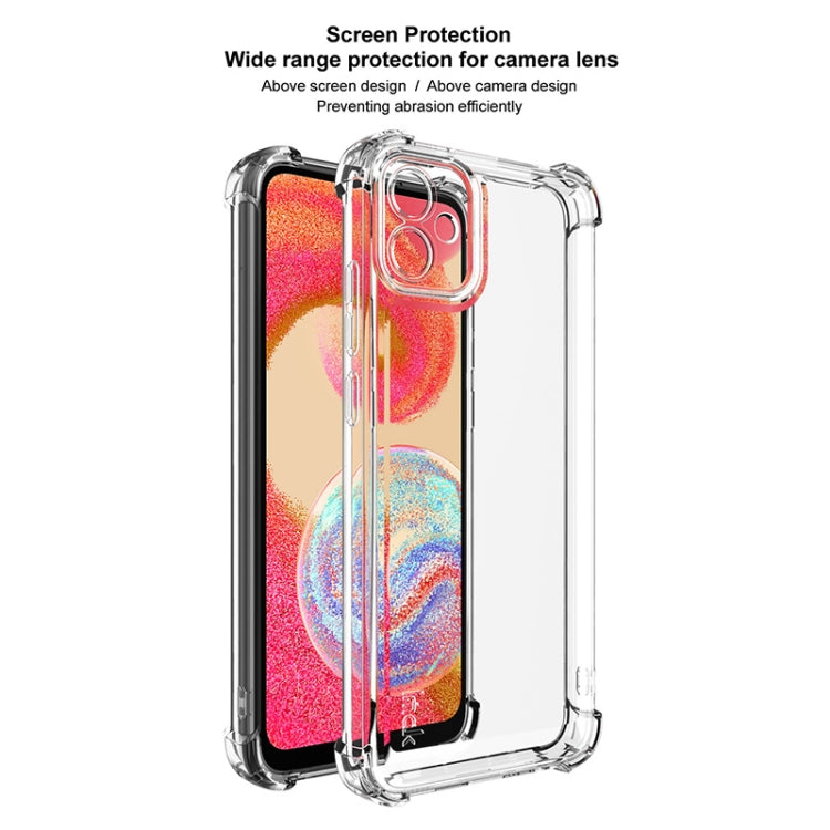 For Samsung Galaxy M04 4G IMAK UX-4 Series Four-corner Shockproof Phone Case(Transparent)