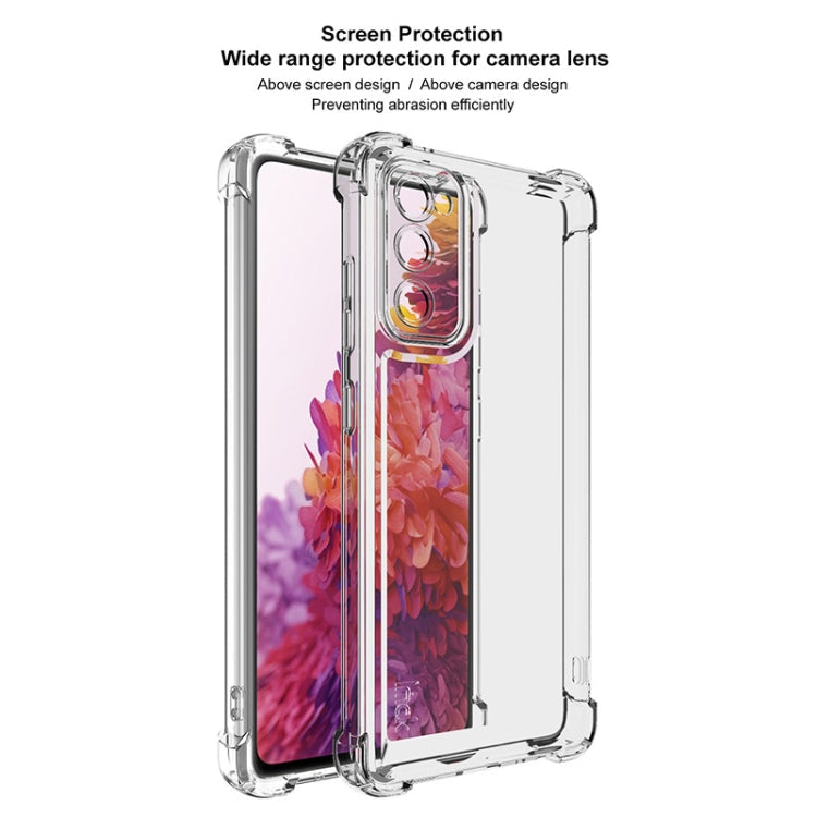 For Samsung Galaxy S20 FE 4G IMAK UX-4 Series Four-corner Shockproof Phone Case(Transparent)