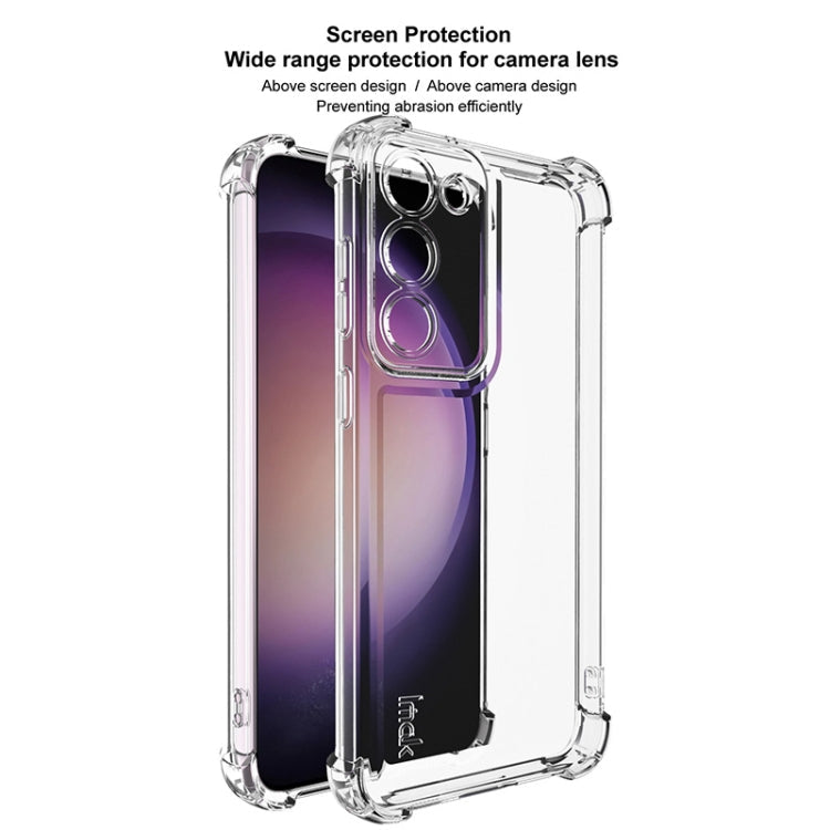For Samsung Galaxy S23+ 5G IMAK UX-4 Series Four-corner Shockproof Phone Case(Transparent)