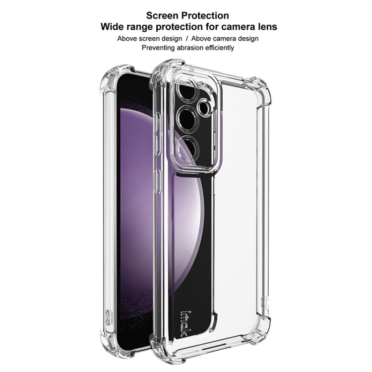 For Samsung Galaxy S23 FE 5G IMAK UX-4 Series Four-corner Shockproof Phone Case(Transparent)