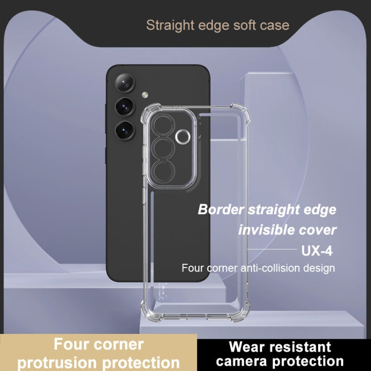 For Samsung Galaxy S24 5G IMAK UX-4 Series Four-corner Shockproof Phone Case(Transparent)