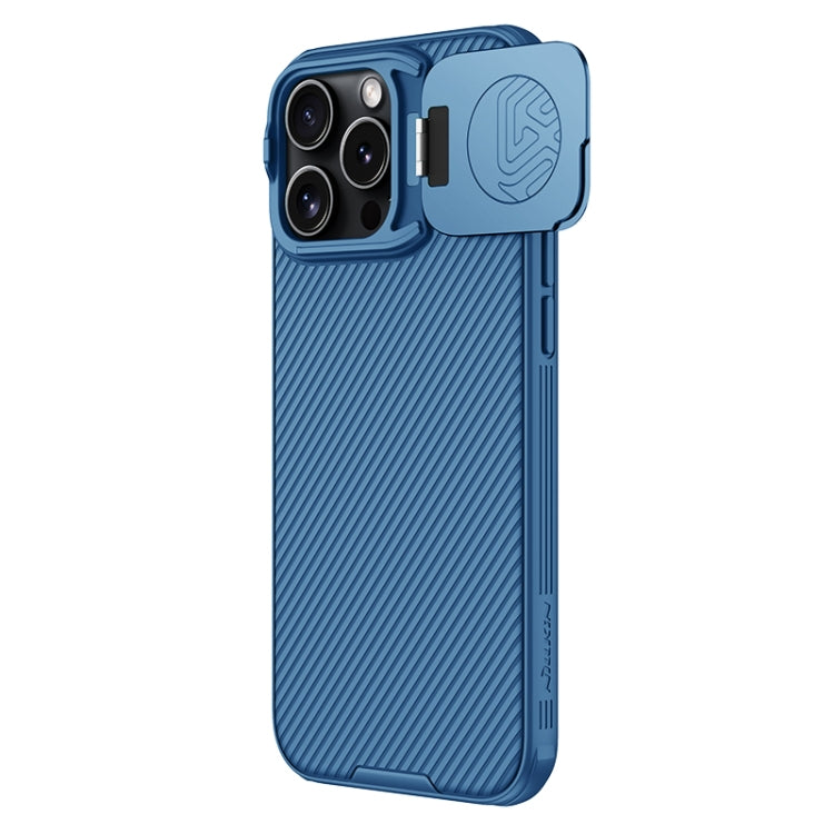 For iPhone 16 Pro Max NILLKIN CamShield Prop MagSafe Magnetic PC Phone Case(Blue)