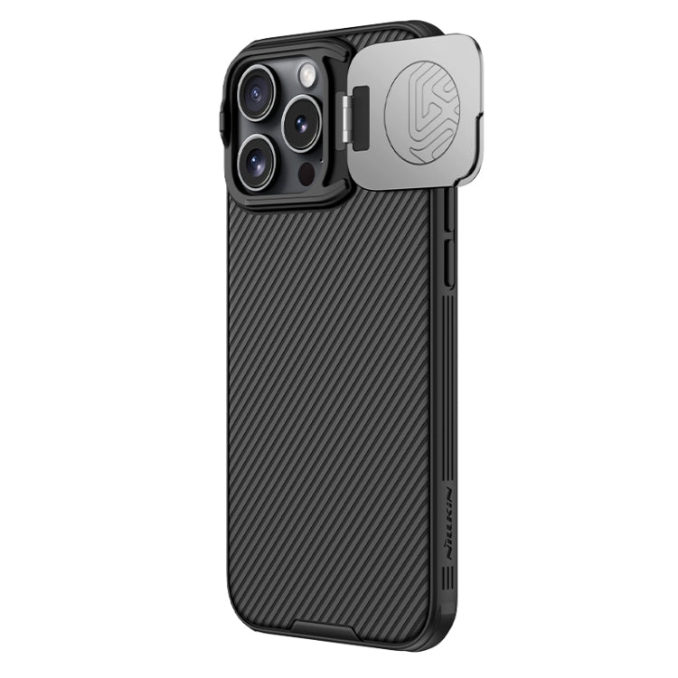 For iPhone 16 Pro NILLKIN CamShield Prop MagSafe Magnetic PC Phone Case(Black)