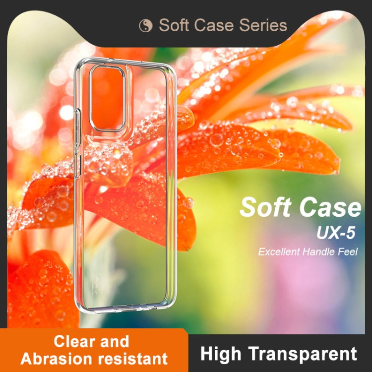 For Motorola Moto G35 5G IMAK UX-5 Series Transparent TPU Phone Case(Transparent)