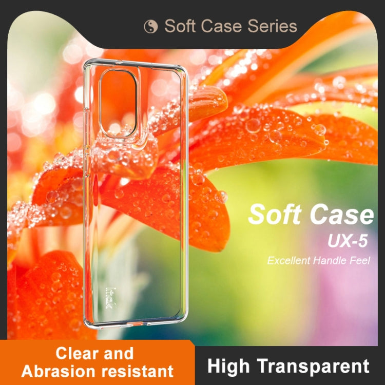 For Motorola Moto G85 5G / S50 Neo IMAK UX-5 Series Transparent TPU Phone Case(Transparent)