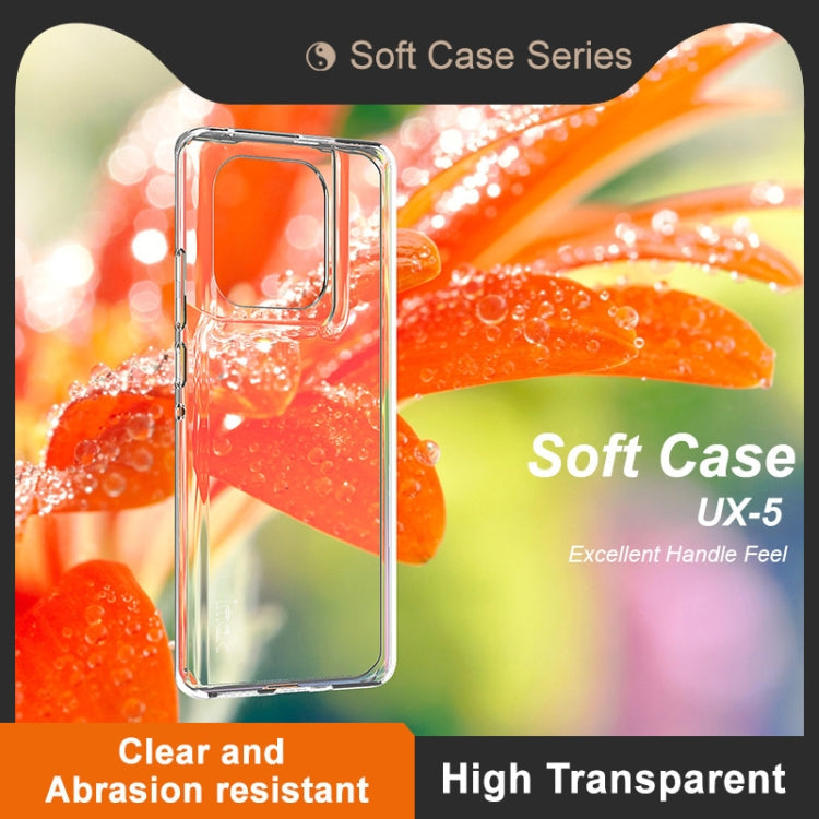 For Motorola Moto X50 Ultra 5G IMAK UX-5 Series Transparent TPU Phone Case(Transparent)