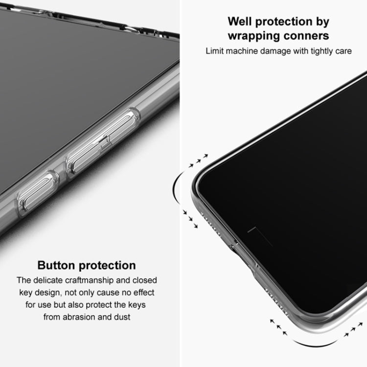 For Motorola Edge 50 Neo 5G IMAK UX-5 Series Transparent TPU Phone Case(Transparent)