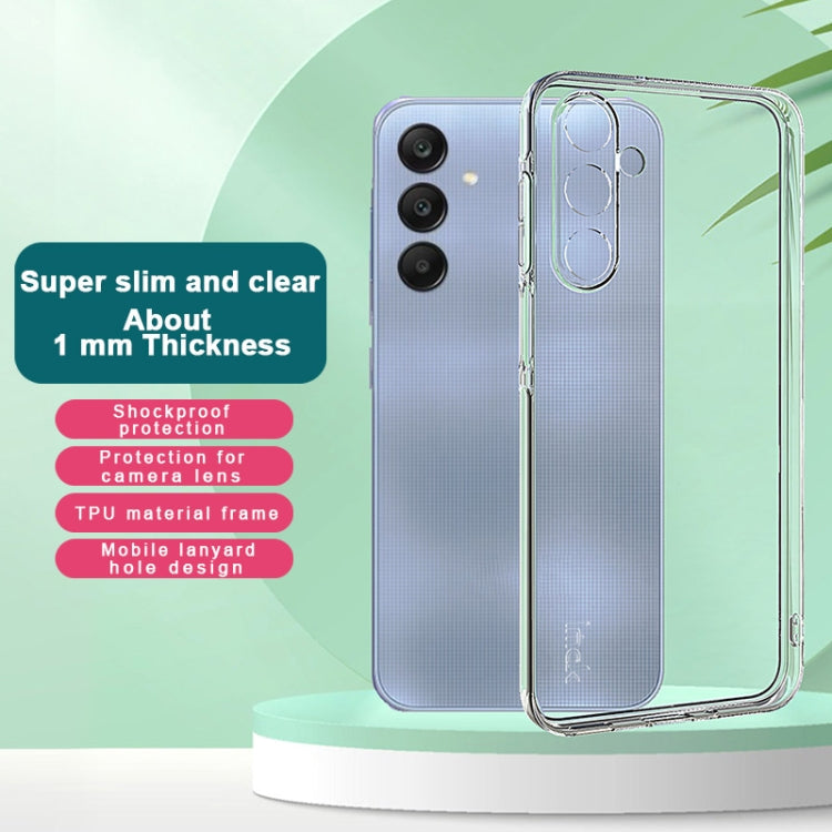 For Samsung Galaxy A16 4G / 5G imak UX-5 Series Super Slim Transparent Shockproof TPU Protective Case(Transparent)