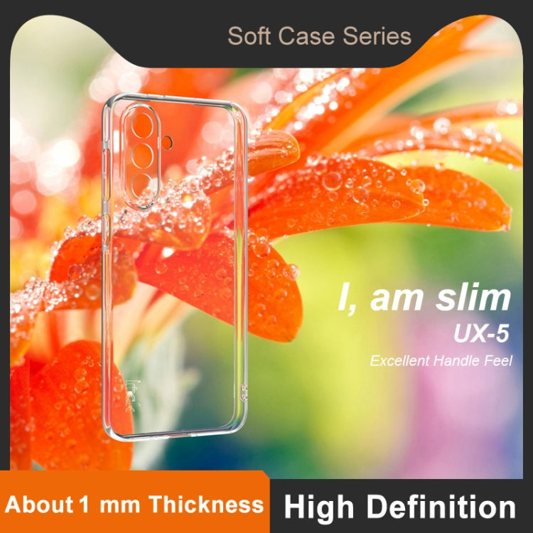 For Samsung Galaxy A36 5G imak UX-5 Series Super Slim Transparent Shockproof TPU Protective Case(Transparent)