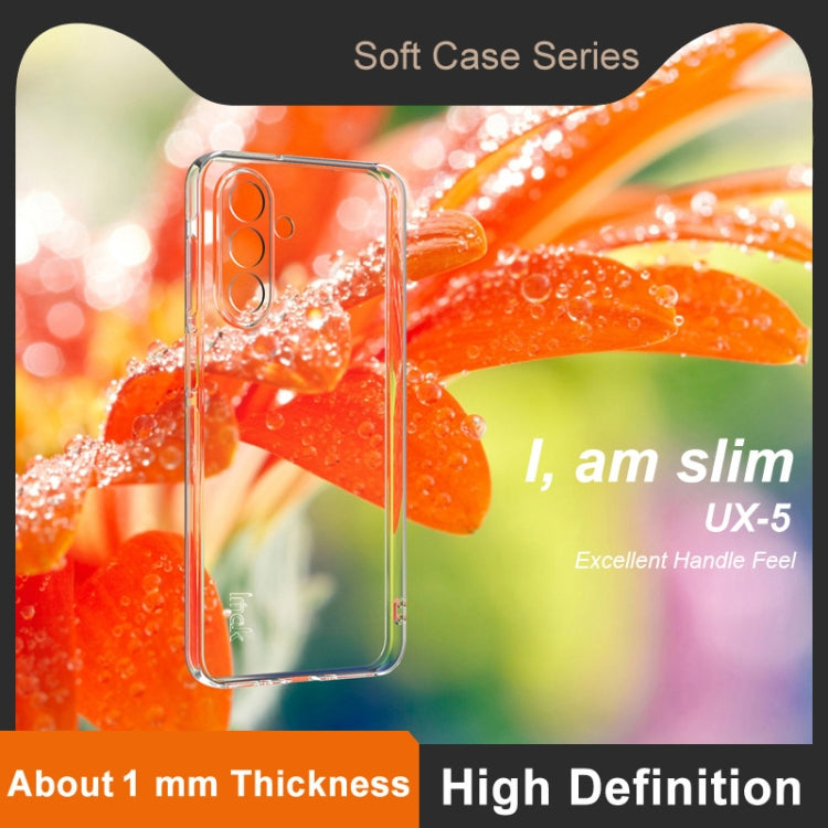 For Samsung Galaxy A26 5G imak UX-5 Series Super Slim Transparent Shockproof TPU Protective Case(Transparent)