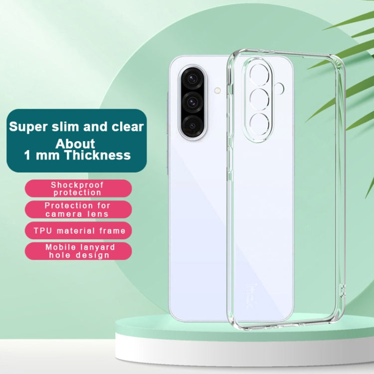 For Samsung Galaxy A56 5G imak UX-5 Series Super Slim Transparent Shockproof TPU Protective Case(Transparent)