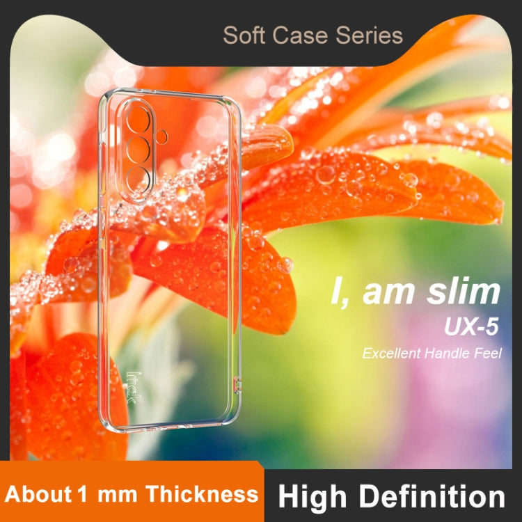 For Samsung Galaxy A56 5G imak UX-5 Series Super Slim Transparent Shockproof TPU Protective Case(Transparent)