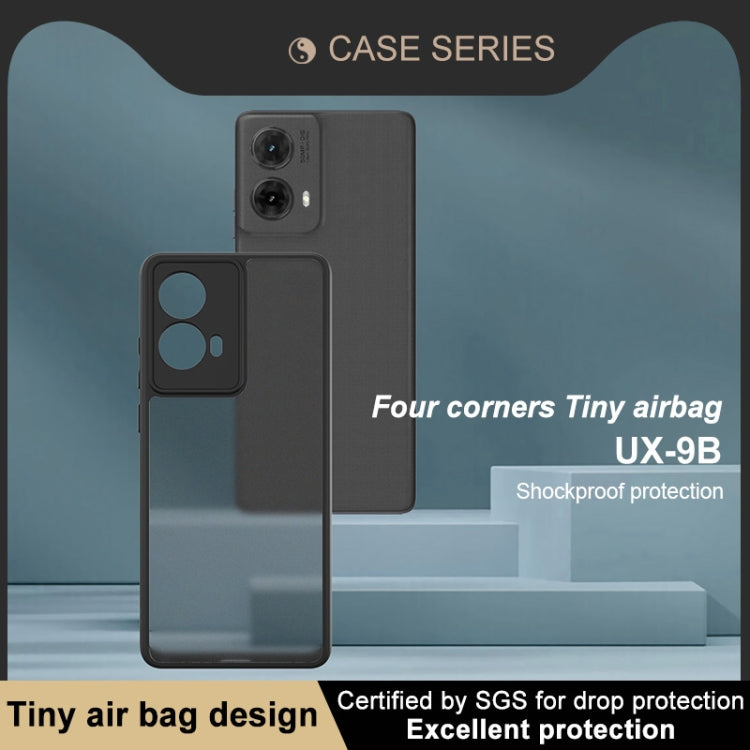 For Motorola Moto G85 / S50 Neo imak UX-9B Series Four Corners Tiny Airbag Shockproof Phone Case(Black)