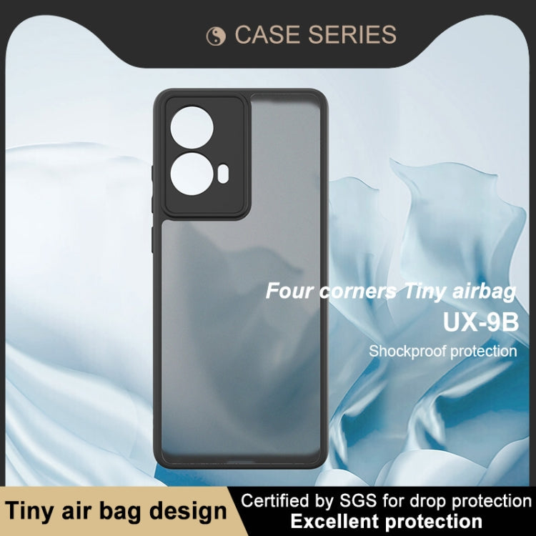 For Motorola Moto G85 / S50 Neo imak UX-9B Series Four Corners Tiny Airbag Shockproof Phone Case(Black)