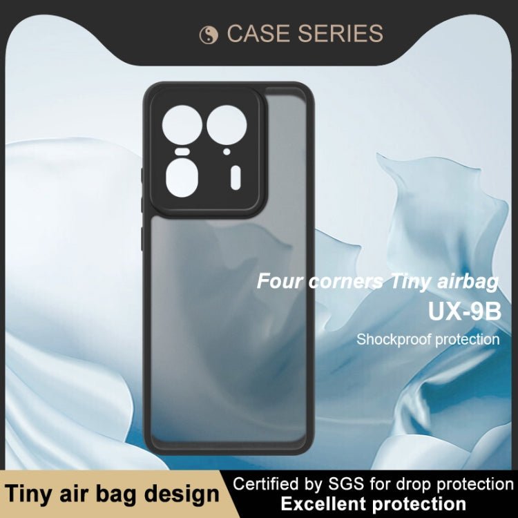 For Motorola Moto X50 Ultra imak UX-9B Series Four Corners Tiny Airbag Shockproof Phone Case(Black)