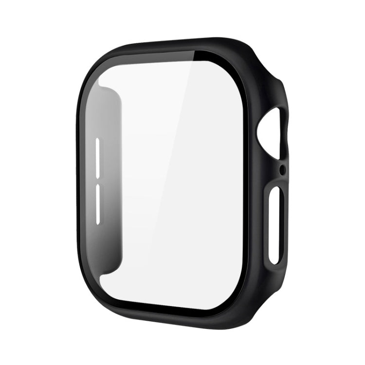 For Apple Watch Series 10/11 42mm imak Integrated Watch Case with Film(Black)