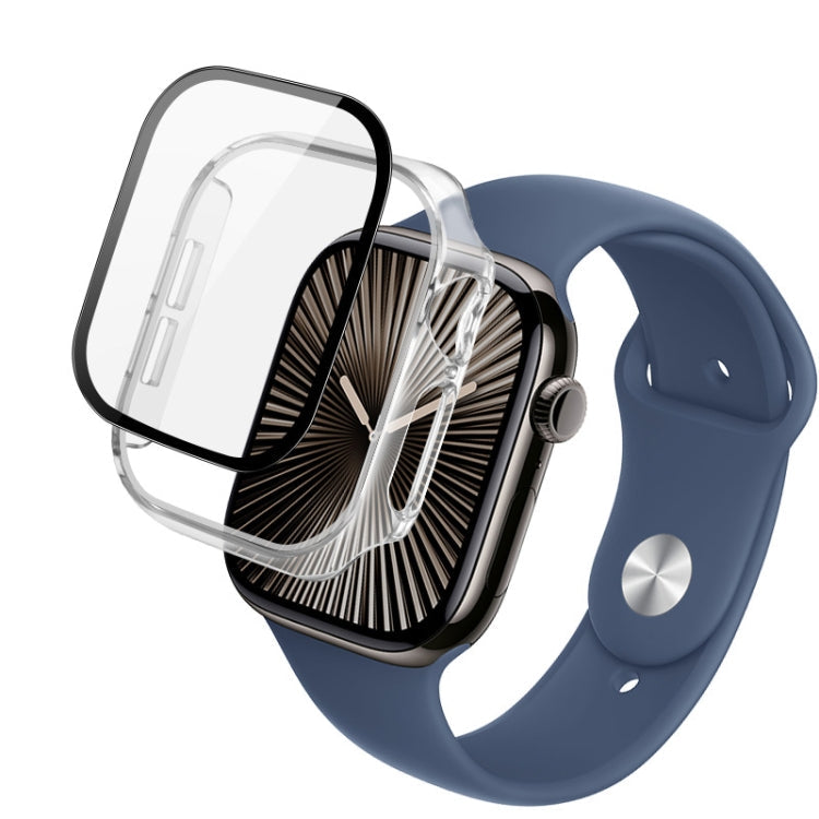 For Apple Watch Series 10/11 42mm imak Integrated Watch Case with Film(Transparent)