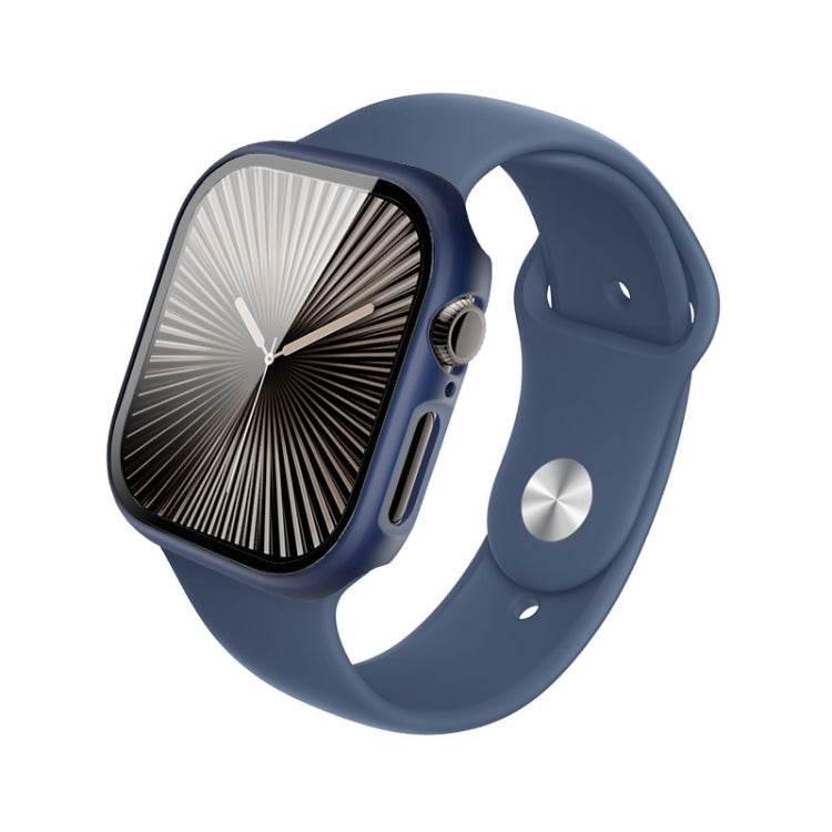 For Apple Watch Series 10/11 42mm imak Integrated Watch Case with Film(Blue)
