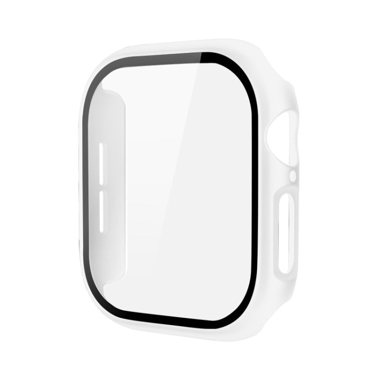 For Apple Watch Series 10/11 46mm imak Integrated Watch Case with Film(White)
